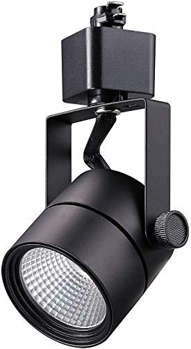 CLOUDY BAY 8W Dimmable LED Track Light Head,4000K Cool White CRI90+ True Color Rendering Adjustable Tilt Angle Track Lighting Fixture,40° Angle for Accent Retail,Black Finish,Halo Type- Pack of 6 - Image 8