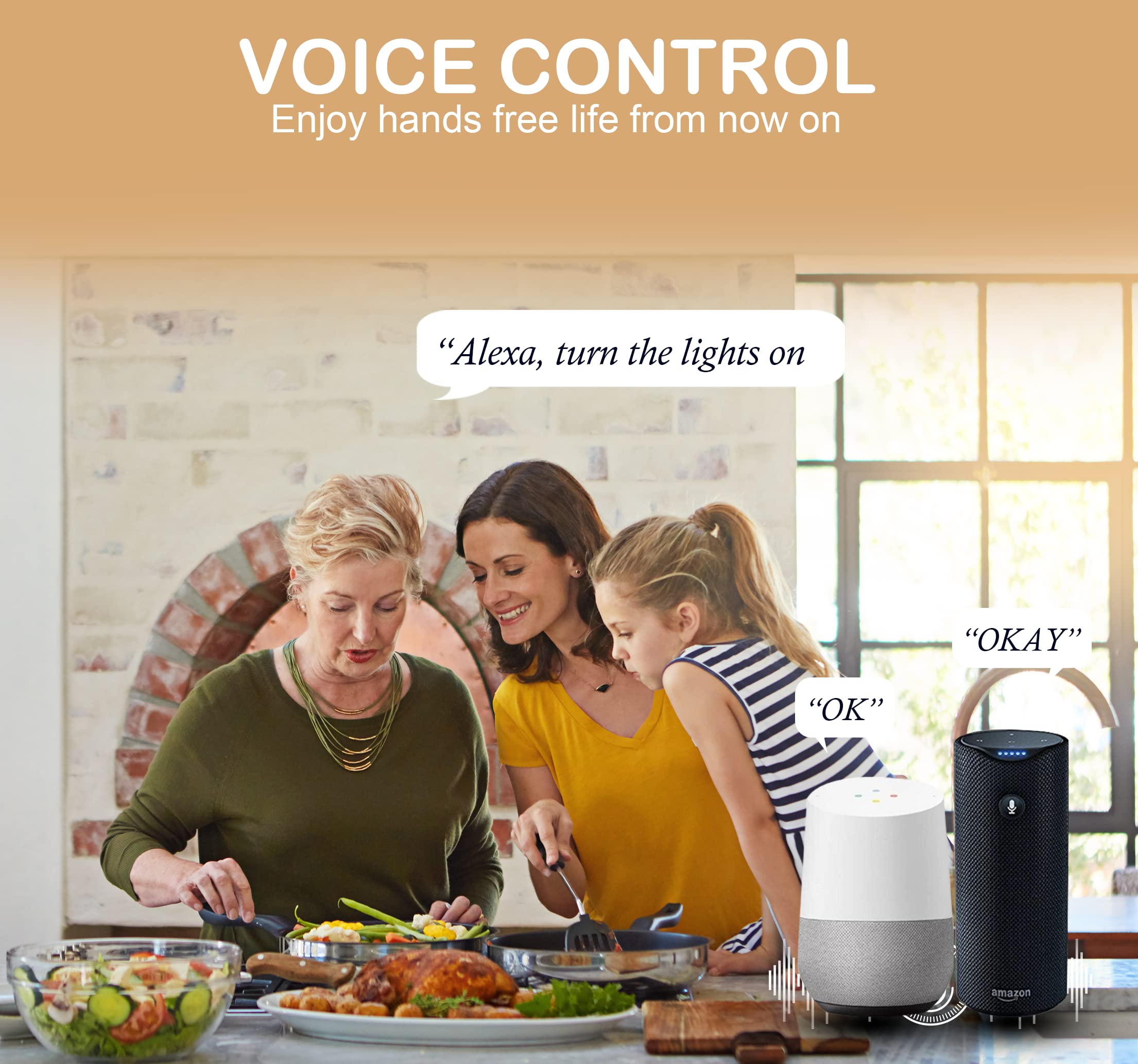 CLOUDY BAY Smart Dimmer Switch,Smart WiFi Light Switch,Works with Alexa and Google Home for Dimmable LED/CFL/Incandescent Bulbs, Neutral Wire Required, Single-Pole 3 Way, No Hub Required, 1 Pack - Image 5